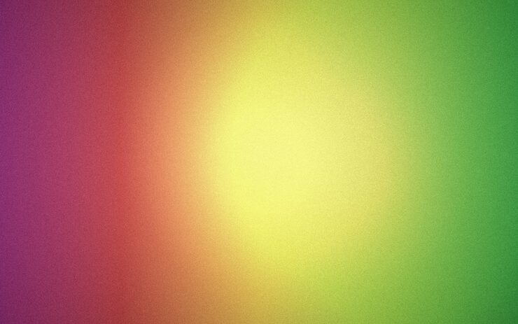 Foto abstrakt lilla og grønn gradient kornete bakgrunn