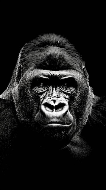 Foto ape gorilla hd bakgrunnsbilde