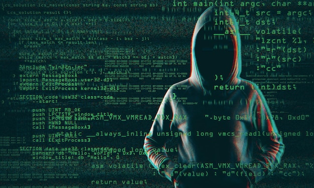 Foto konsept for koding og hacking