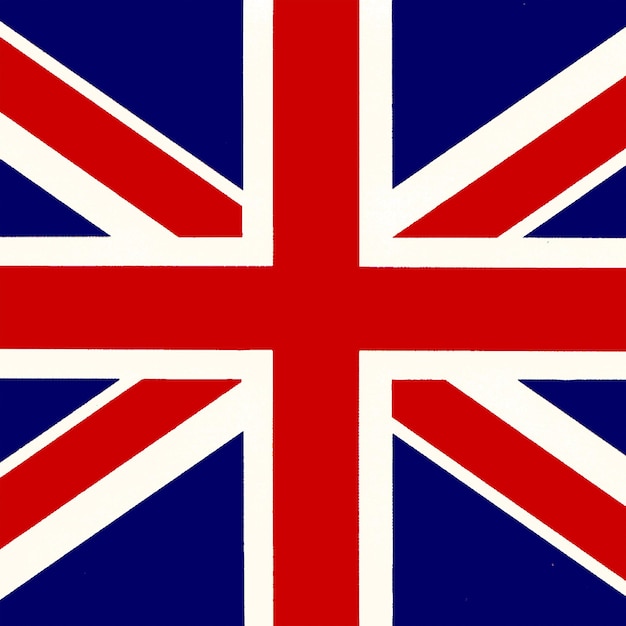 Foto union jack-flagget til storbritannia