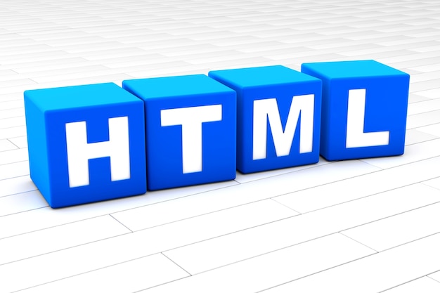 Foto html ord illustration