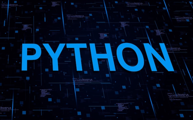 Foto python programmeringstekst