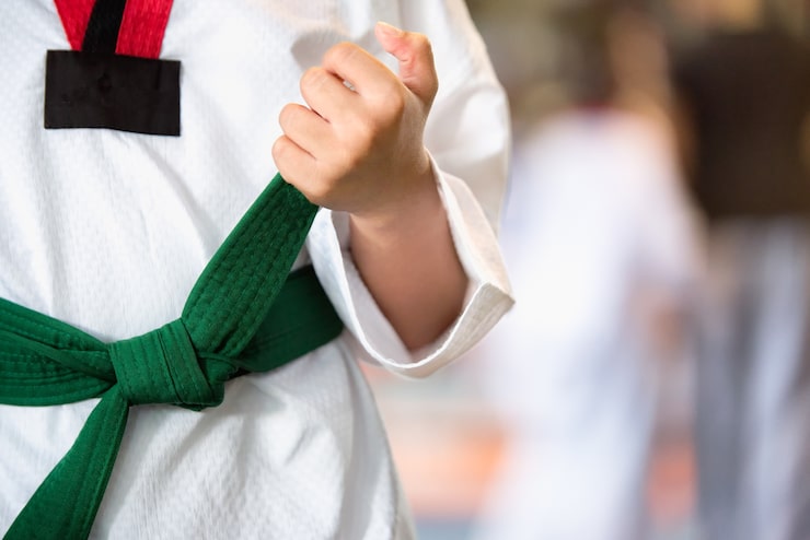 Foto aikido groene riem