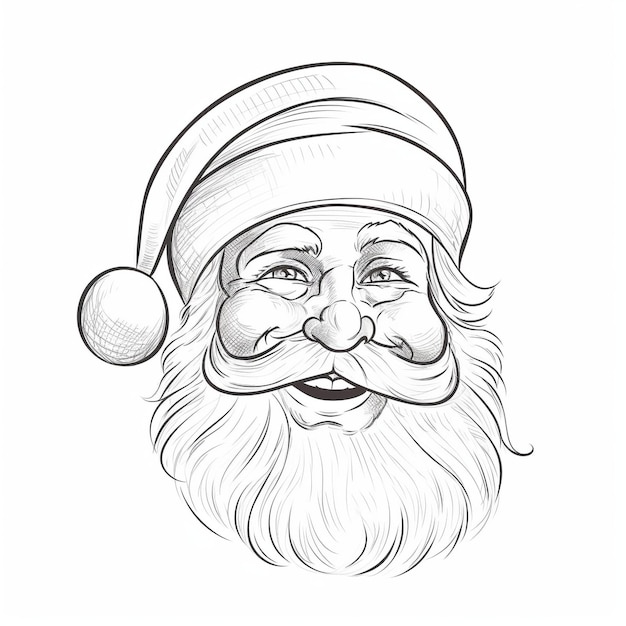 Foto een sinterklaas tekening pagina lijn kunst