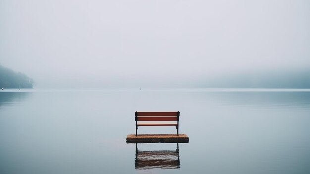 Photo 一幅簡約的風景攝影
