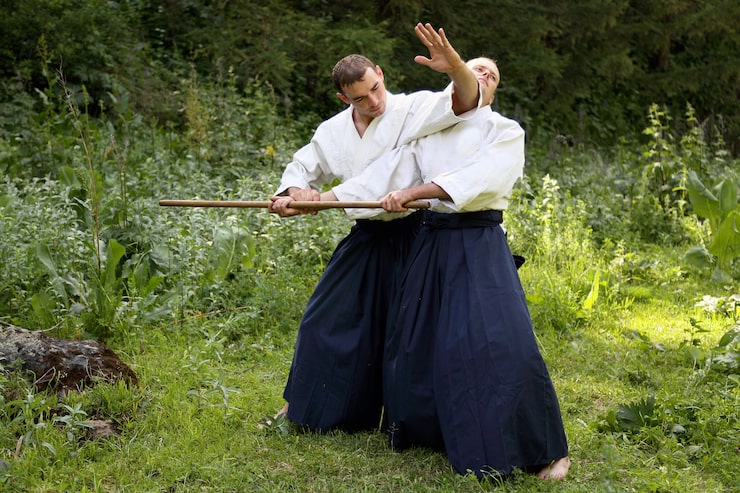 Foto training vechtsport aikido
