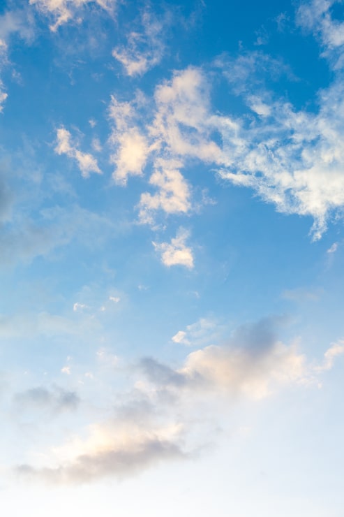 Foto wolk bedekt de lucht