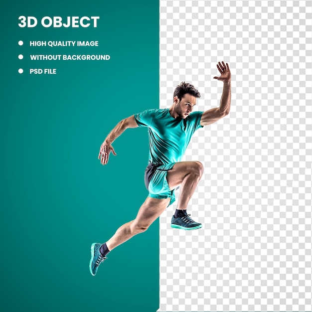 PSD 3 boyutlu koşu grafiği koşu
