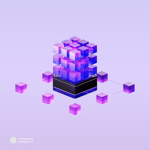 PSD 3d blockchain model