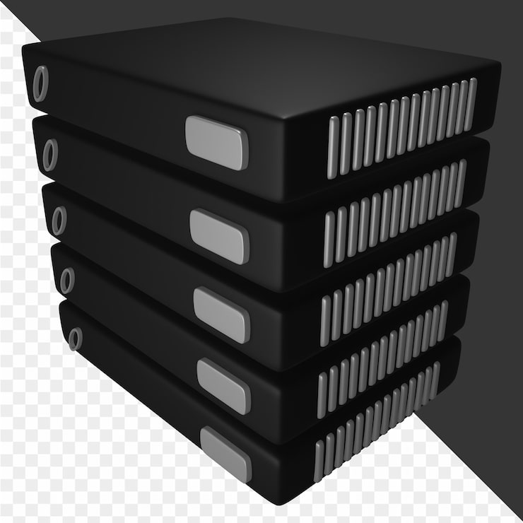 PSD 3d cloud computing illustrationer