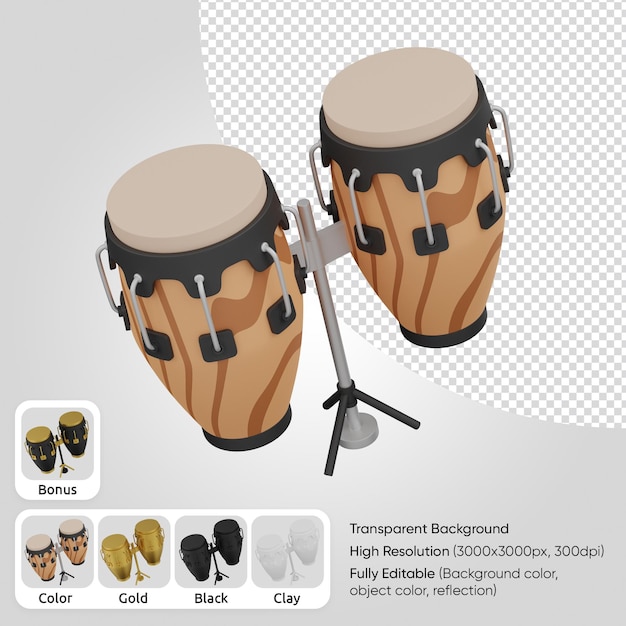 PSD 3d-conga