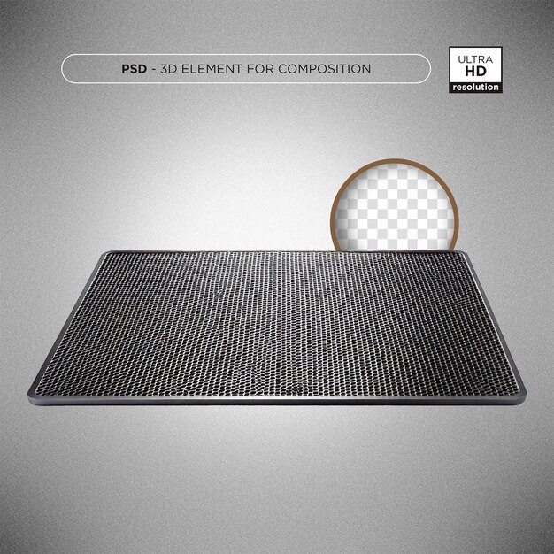 PSD 3d element hd metall for sammensetning