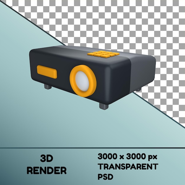 PSD 3d icon-projectorobject