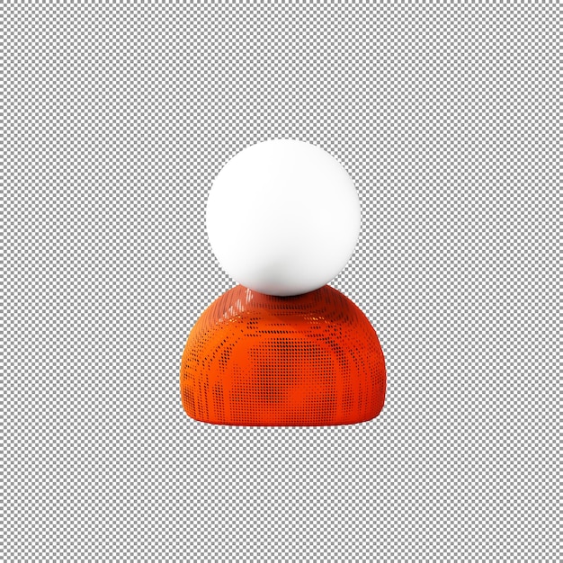 PSD 3d-ikon e-handel shopping avatar