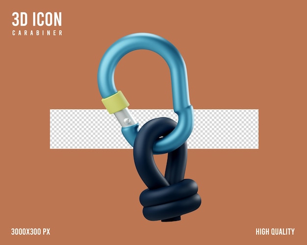 PSD 3d-illustration af en karabin.