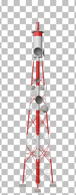PSD 3d radiotårn rendering