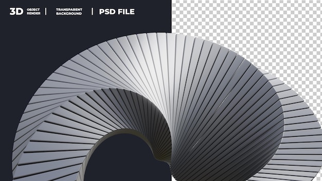 PSD 3d-render abstrakte elementer