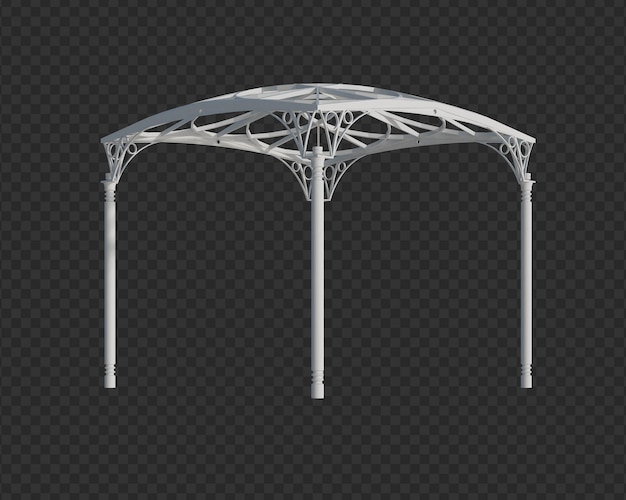 PSD 3d-rendering af bygningsstruktur isoleret