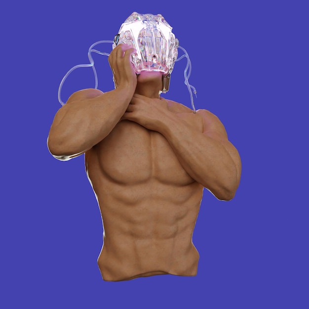 PSD 3d-rendering af objekt design