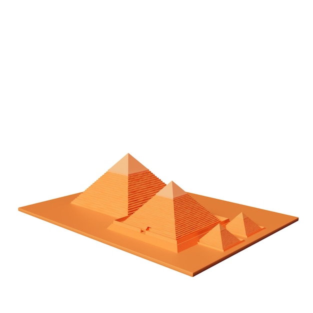 PSD 3d-rendering af vartegn
