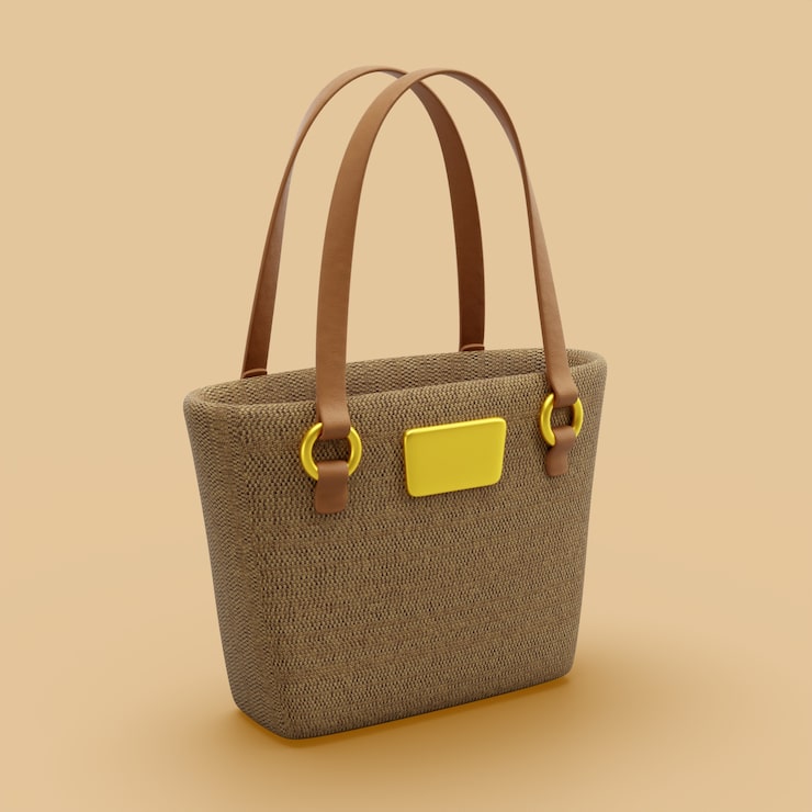 3d rendering of bag accessories