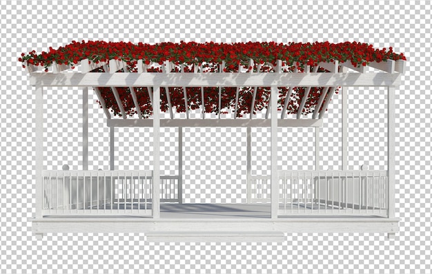PSD 3d-rendering eføyplanter isolert