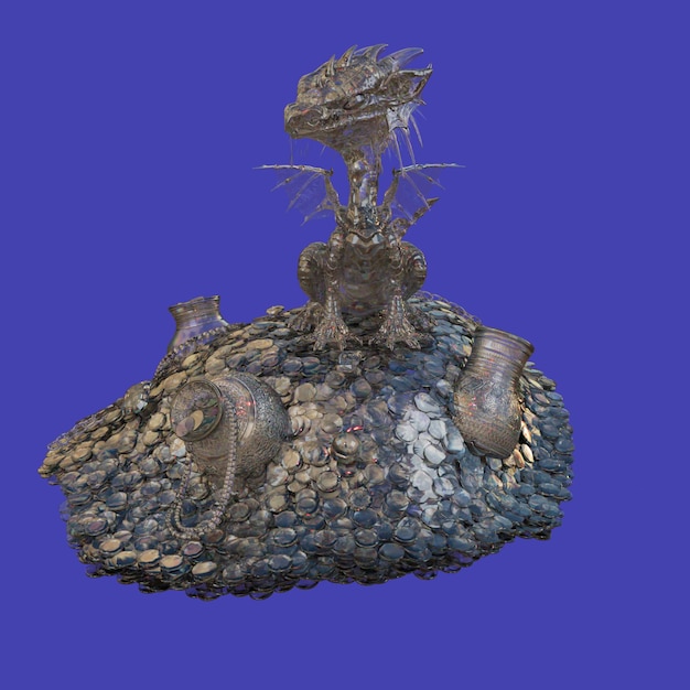 PSD 3d-rendering van het ontwerp van het object
