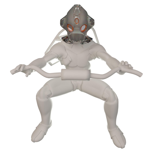 PSD 3d-renderöity objekti