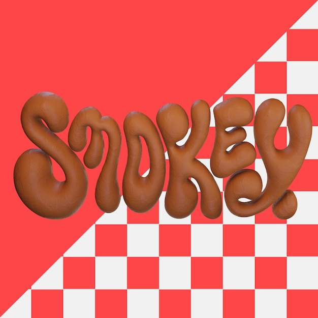 PSD 3d-text rendera typografi