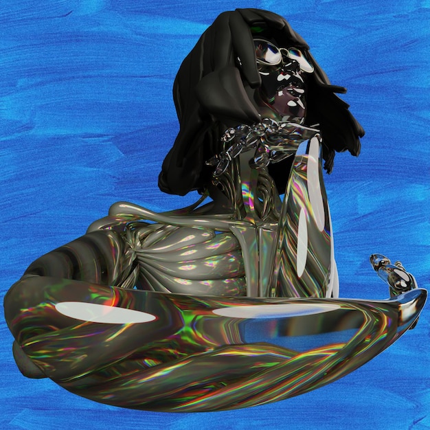 PSD 3d-weergave van vormobject