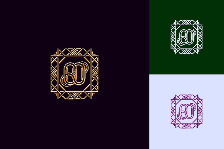 PSD 60th anniversary monogram logo z stylizowanym 60 w kolekcjach cen vector abstract design