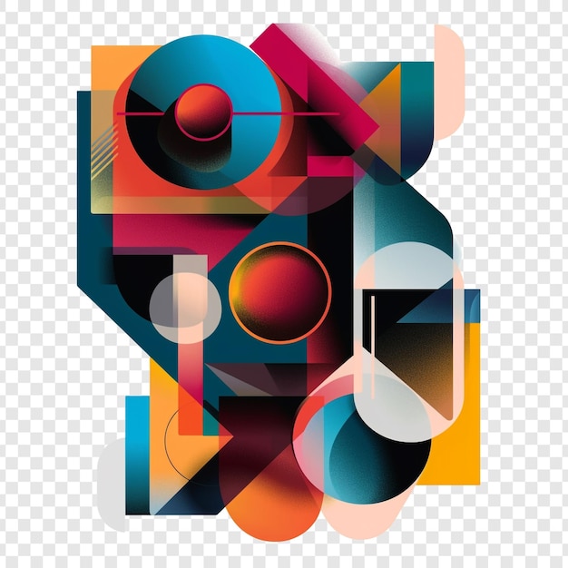 PSD abstract geometrische samenstelling