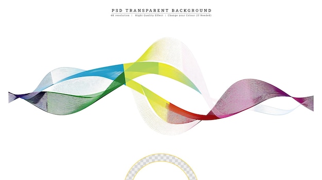PSD abstracte achtergrond met gebogen lijn