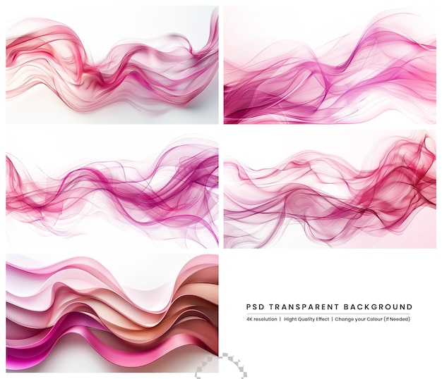 PSD abstracte vector achtergrondset