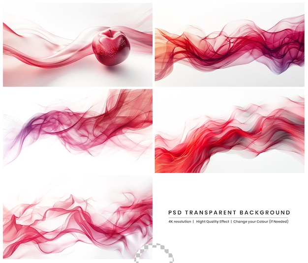PSD abstracte vector achtergrondset