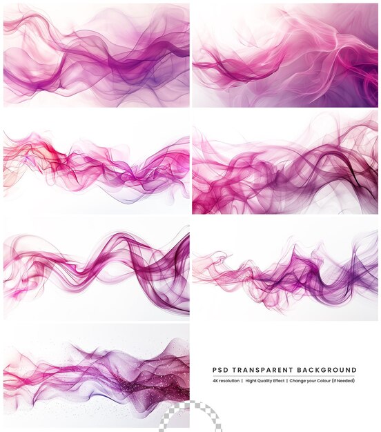 PSD abstracte vector achtergrondset