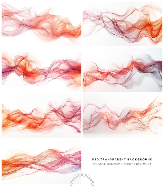 PSD abstracte vector achtergrondset