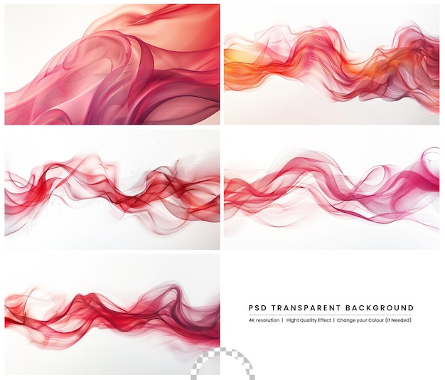 PSD abstracte vector achtergrondset