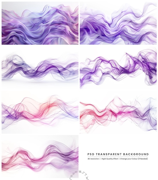PSD abstracte vector achtergrondset