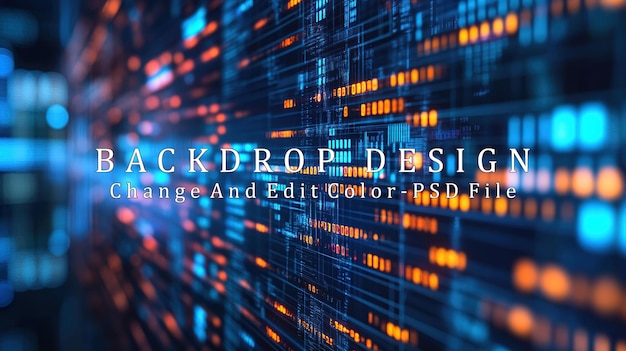 PSD abstrakt digital dataflyt