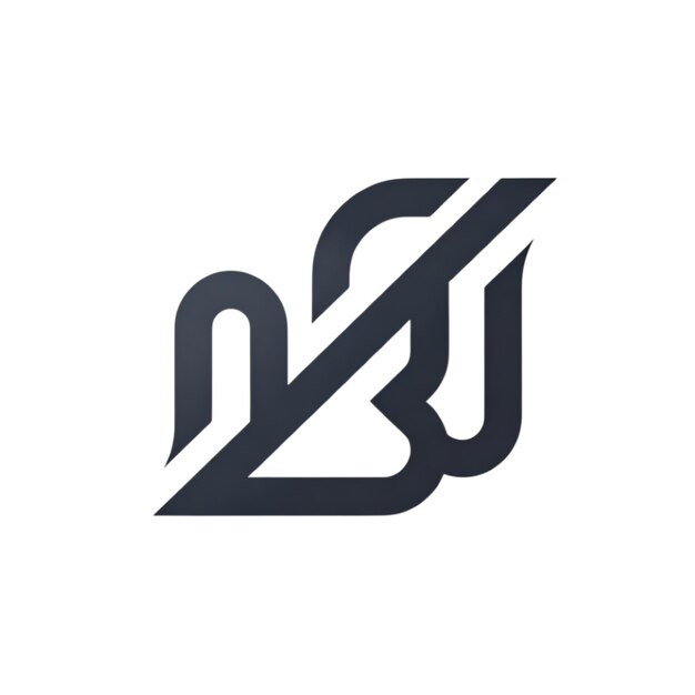 PSD abstrakt monogramlogotyp