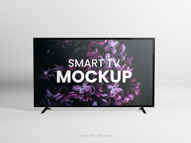 PSD akıllı tv mockup 3d render