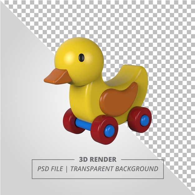 PSD andleker isolert 3d-gjengivelse