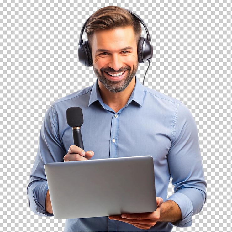 PSD arbejdere illustreret på transparent baggrund