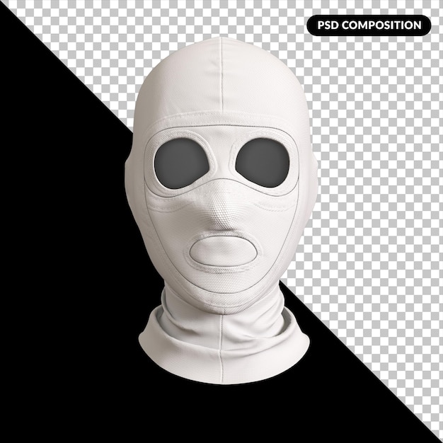 PSD balaclava maske isoleret 3d