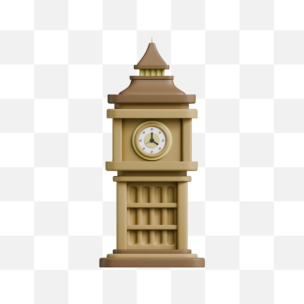 PSD big ben clock tower