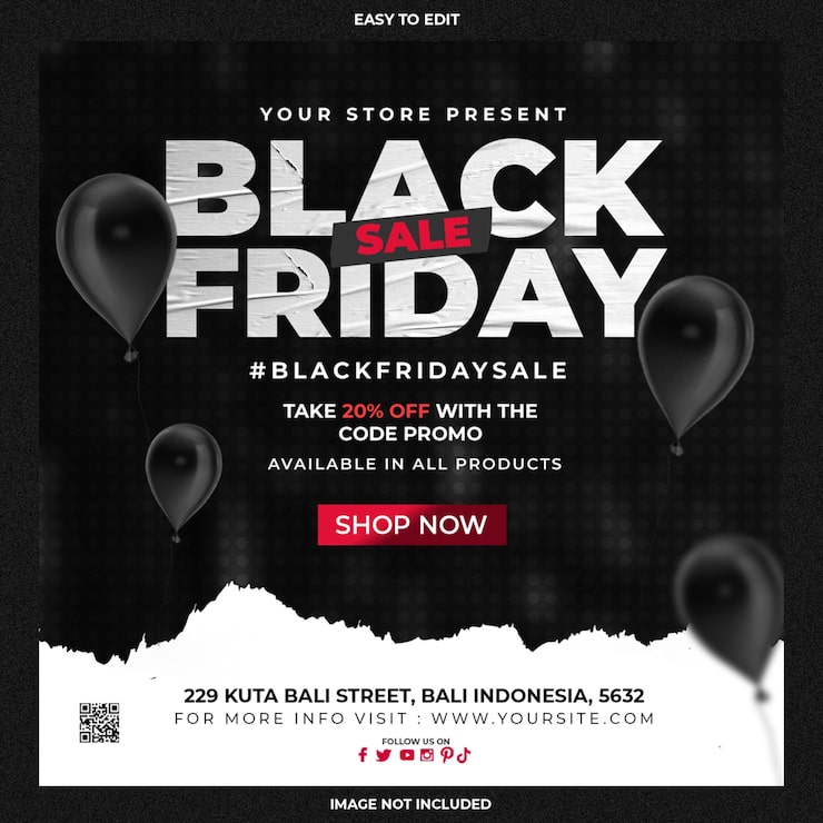 PSD black friday-banner