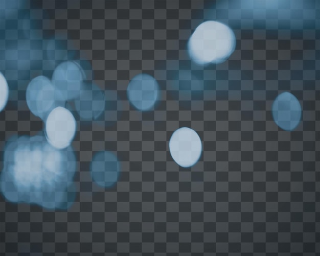 PSD blått bokeh mönstrat bakgrund designelement