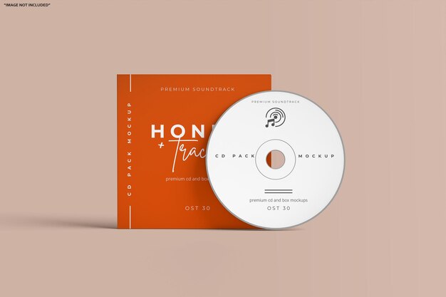 PSD cd-förpackning mockup
