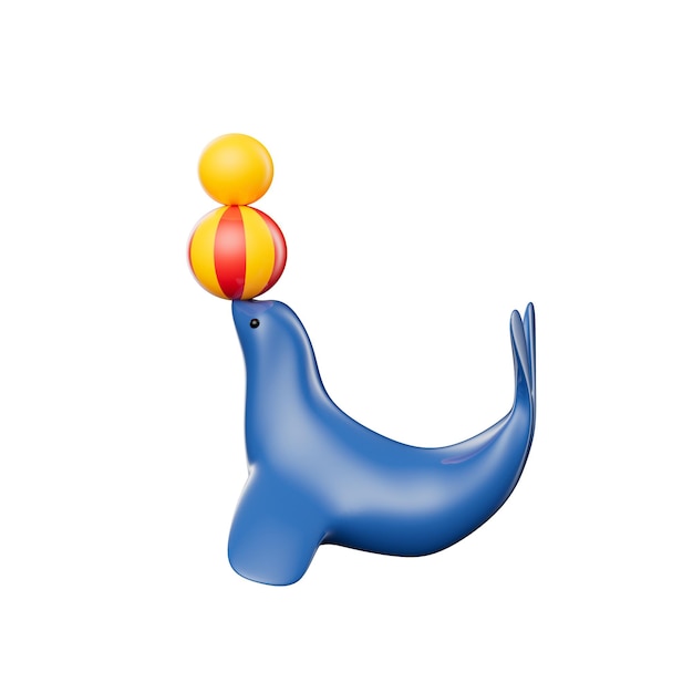 PSD cirkus 3d-pack illustration